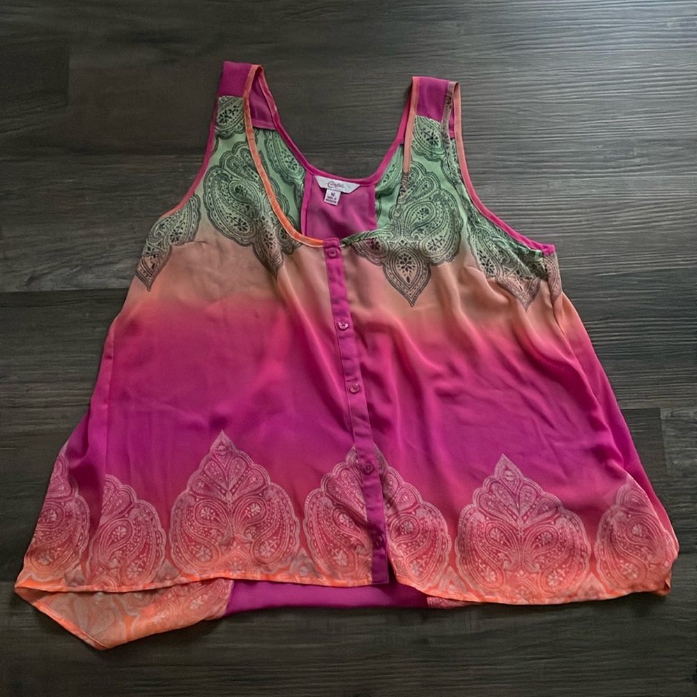 Bright summery tank